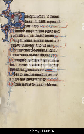Erste B: Die Krippe; Bute Master, franko-flämischen, Aktiv, 1260-1290, Nordosten, beleuchtet, Frankreich Stockfoto