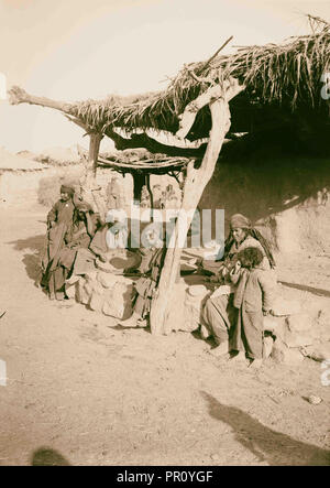 Ureinwohner von Jericho 1900, West Bank, Jericho, Jericho ist eine Stadt in den Palästinensischen Gebieten und in der Nähe der Jordan Stockfoto