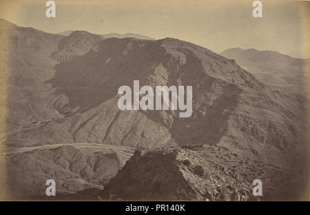 Wüste, Berge, John Burke, Brite, active 1860s - 1870s, Afghanistan; 1878 - 1879; Eiklar silber Drucken Stockfoto