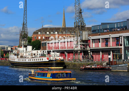 Balmoral im Princes Wharf, Bristol City, England, Vereinigtes Königreich, Europa Stockfoto