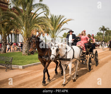 Feira de Cordoba, Cordoba, Andalusien, Spanien, Europa Stockfoto