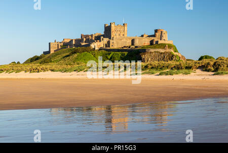 Bamburgh Castle, Northumberland, England, Vereinigtes Königreich, Europa Stockfoto