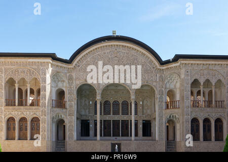 Tabatabaei's House, Stadt Kashan, Iran, Naher Osten Stockfoto