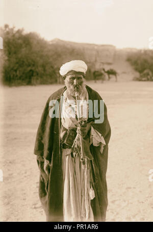 Zum Sinai, über das Rote Meer, Tor, und Wady Hebran. Die Beduinen des Sinai. 1900, Ägypten, Sinai Stockfoto