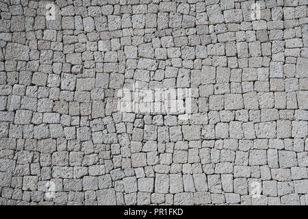 Natursteinmauer Hintergrund - rock Steine Stockfoto