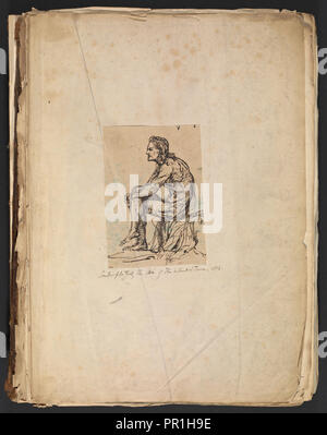 Skizzen G. Hayter, Hayter, Sir George, 1792-1871, Graphit, Tusche, Aquarell, 1816 Stockfoto