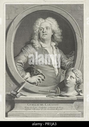 Guillaume Coustou, Larmessin, Nicolas de, 1684-1755, Ca. 1730 Stockfoto