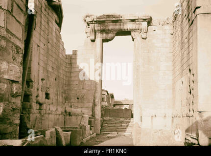 Die Türkei. Ankara. Tempel des Augustus Caesar Monumentum Ancyranum. 1935, Türkei, Ankara Stockfoto