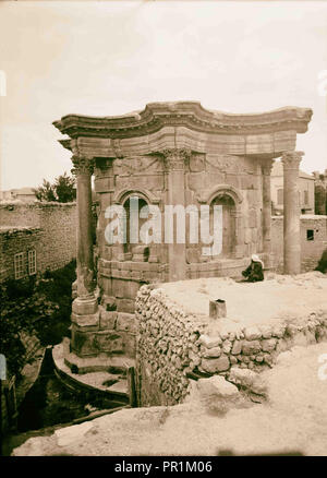 Baalbek. Tempel der Venus. 1936, Libanon, Baʻlabakk, BaʻLabakk Stockfoto