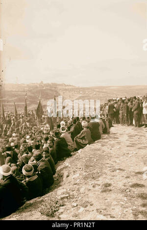 Neby, Nebi Musa III 1898, Nabi Musa ist der Name einer Website in der West Bank geglaubt, das Grab des Mose. Stockfoto