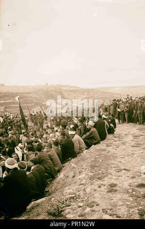 Neby, Nebi Musa IV 1898, Nabi Musa ist der Name einer Website in der West Bank geglaubt, das Grab des Mose. Stockfoto
