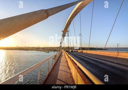 JK Brücke - Brasilia, Distrito Federal, Brasilien Stockfoto