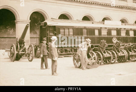Eisenbahn, Auto, in dem wurde der Waffenstillstand, Nov. 11, 1918 unterzeichnet. Eisenbahn die Beförderung der französische Marschall Ferdinand Foch Stockfoto