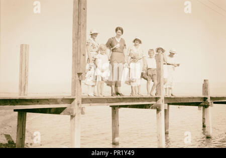 November 12, 1933, aus dem Toten Meer Stockfoto