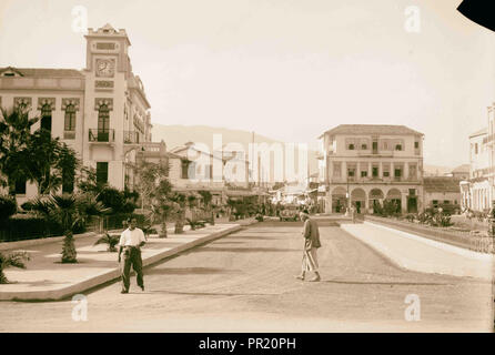 Alexandrette & Bay. Boulevard. 1934, Türkei, ıskenderun, Iskenderun Stockfoto