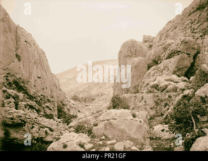 Ain Farah Schlucht. 1940, West Bank, Israel Stockfoto