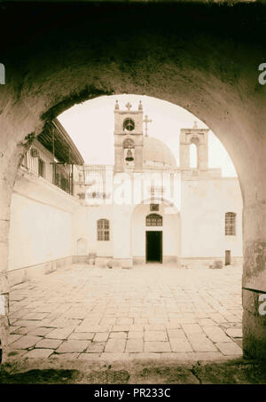 Kirche St. Johannes auf christlichen Straße. 1934, Jerusalem, Israel Stockfoto