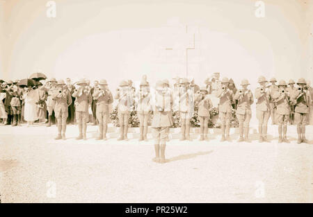 Soldatenfriedhof, Gaza-Belah, 28. April 1925, im Gaza-streifen, im Nahen Osten, Dayr al Balaḥ Stockfoto