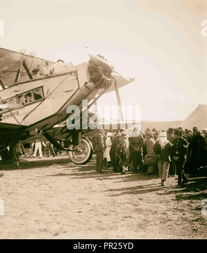 Imperial Airways Flugzeug 1927, West Bank, Rām Allāh Stockfoto