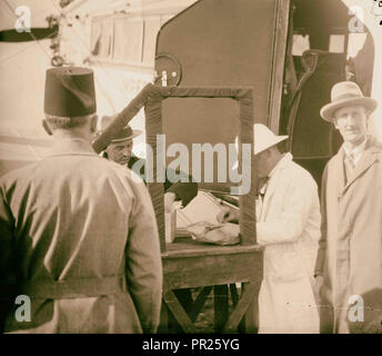 Imperial Airways Flugzeug 1927, West Bank, Rām Allāh Stockfoto