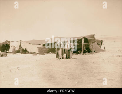 Ruth Geschichte. Bedouin Grab mit 'Mahlon" & "chiljon' 1940, Naher Osten, Israel und/oder Palästina Stockfoto