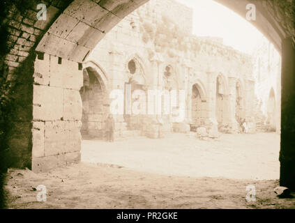 Krak de Chevalier, Karr-el-husn. 1925, Naher Osten Stockfoto