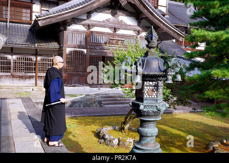 Fuikui/Japan - 19. August 2018: Eihei-ji ist eines der beiden wichtigsten Tempel des Soto Zen Schule des Buddhismus, die größte einzelne Konfession ich Stockfoto