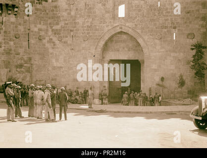 Belagerung von Jerusalem, Okt. 22, '38, Jerusalem, Israel Stockfoto