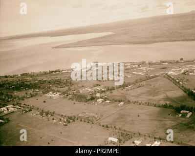 Kenia Kolonie. Kisumu. Aus der Luft. Kurz vor der Landung. 1936, Kenia, Kisumu Stockfoto