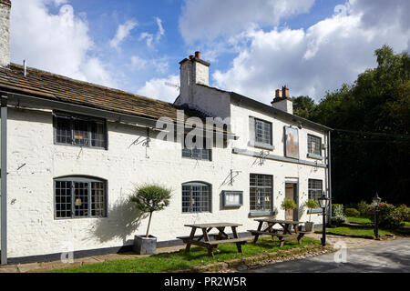 Alderley Edge, Cheshire, der Assistent Inn rustikale Pub Stockfoto