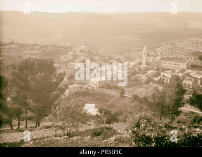 Ain Karim Ansichten. 1934, Jerusalem, Israel Stockfoto