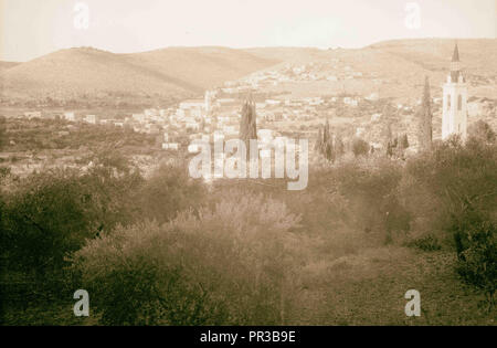 Ain Karim Ansichten. 1934, Jerusalem, Israel Stockfoto