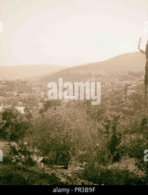 Ain Karim Ansichten. 1934, Jerusalem, Israel Stockfoto