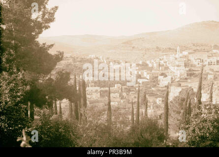 Ain Karim Ansichten. 1934, Jerusalem, Israel Stockfoto
