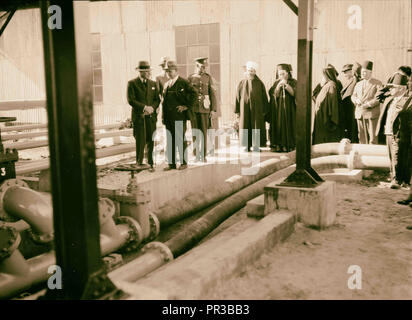 Tag der Eröffnung von Shell in Haifa. 1934, Israel, Haifa Stockfoto