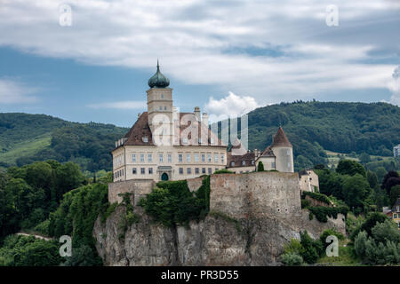 Schonbuhel Burg an der Donau, Wachaiu Tal, Österreich Stockfoto