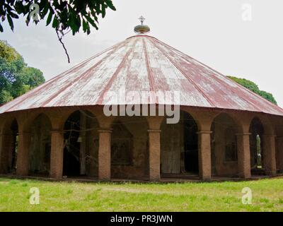 Kloster, Kebran kebran Gabriel Gabriel Island, Lake Tana. Äthiopien. Stockfoto