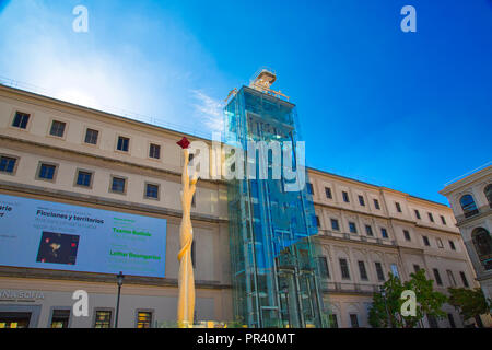 Madrid, Spanien, 11. Oktober, 2017: Madrid Royal Music Conservatory Gebäude Stockfoto