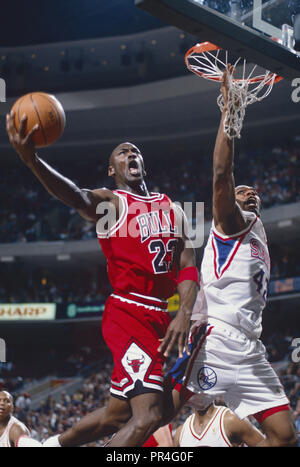 Michael Jordan von den Chicago Bulls. Saison 1996-1997 Stockfoto