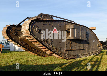 Wenig Carlton, Nottinghamshire, UK: 29. September 2018: Southwell pflügen Match ist der grösste landwirtschaftliche eines Tages zeigen in Nottinghamshire, im Jahre 1855 gegründet und wird von einem Ausschuss, bestehend aus lokalen Geschäftsleuten und ländliche Enthusiasten. Die jährliche Messe ist an einem anderen Schauplatz jedes Jahr statt mit 2018 kleinen Carlton gehalten wird. Credit: Ian Francis/Alamy leben Nachrichten Stockfoto