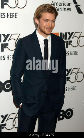 September 28, 2018 - New York City, New York, US-Schauspieler JOE ALWYN besucht die "Der Favorit", während die New York Film Festival 56th Opening Night Gala Präsentation gehalten in der Alice Tully Hall im Lincoln Center. (Bild: © Nancy Kaszerman/ZUMA Draht) Stockfoto