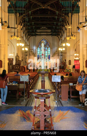 Hongkong - Juli 02, 2018: in der Kathedrale von St. John's Stockfoto