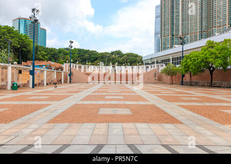 Hongkong - Juli 05, 2018: Blick in das Innere der Kowloon Park Stockfoto