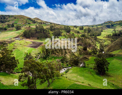 Landschaft von Ingapirca, Canar Provinz, Ecuador Stockfoto