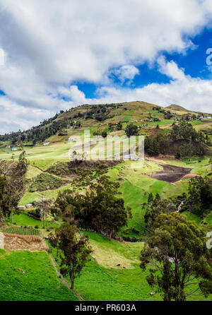 Landschaft von Ingapirca, Canar Provinz, Ecuador Stockfoto