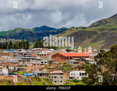 Ingapirca Stadt, Canar Provinz, Ecuador Stockfoto