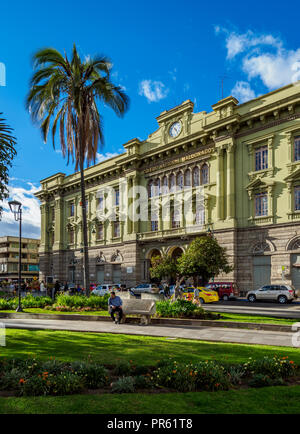 Maldonado National College, Balboa Park, Riobamba, Provinz Chimborazo, Ecuador Stockfoto