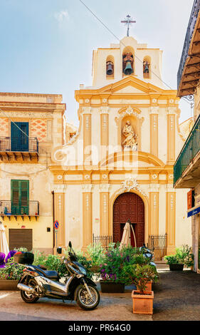 Monreale, Italien - 18 September 2017: Schöne Kirche in Monreale, Palermo Provinz Sizilien Stockfoto