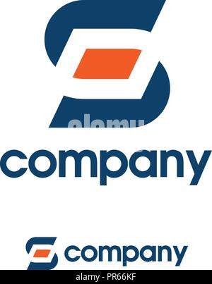 Buchstabe S logo Icon Design template Elemente, schreiben SP logo Vektor Stock Vektor