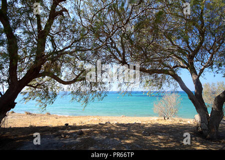 Eine kleine Stadt am Meer, Bodrum Akyarlar Stockfoto